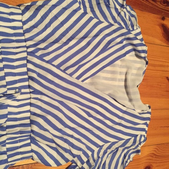 Simplee drawstring waist striped mini dress - Picture 5 of 7